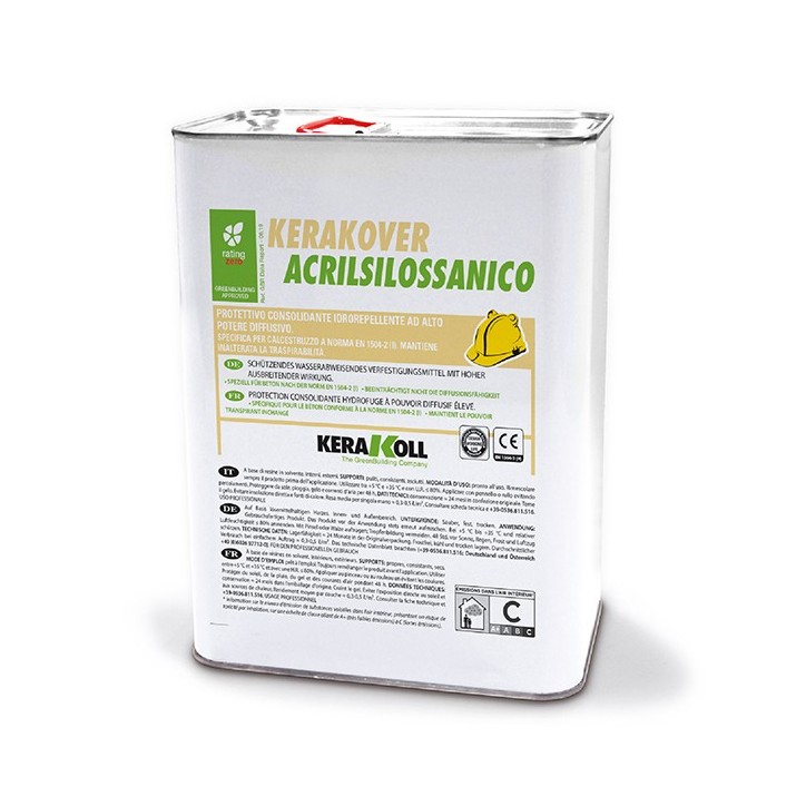 Kerakoll KERAKOVER ACRILSILOSSANICO protettivo consolidante idrofugo 5 LT