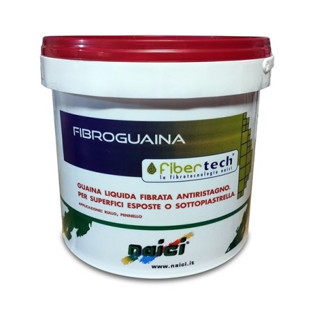 Naici FIBROGUAINA ROSSA guaina liquida fibrorinforzata antiristagno 5 KG