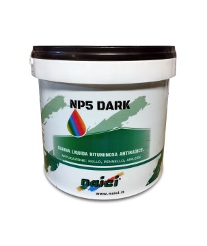 Naici NP5 DARK guaina liquida impermeabilizzante bituminosa 5 KG