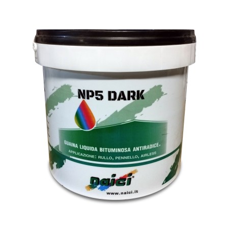 Naici NP5 DARK guaina liquida impermeabilizzante bituminosa 5 KG