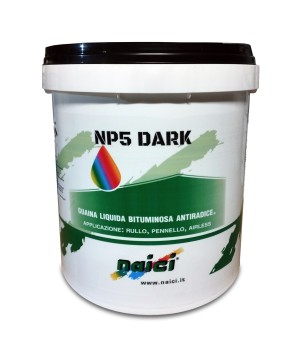 Naici NP5 DARK guaina liquida impermeabilizzante bituminosa 20 KG