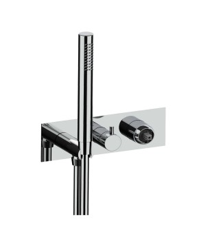 Fratelli Frattini 78529SV2 parte esterna visibile monocomando incasso con deviatore a dischi ceramici 2 vie con doccia fissa a riposo serie NARCISO S