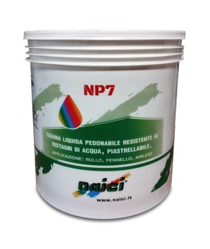 Naici NP7 BIANCA guaina liquida impermeabilizzante pedonabile 20 KG