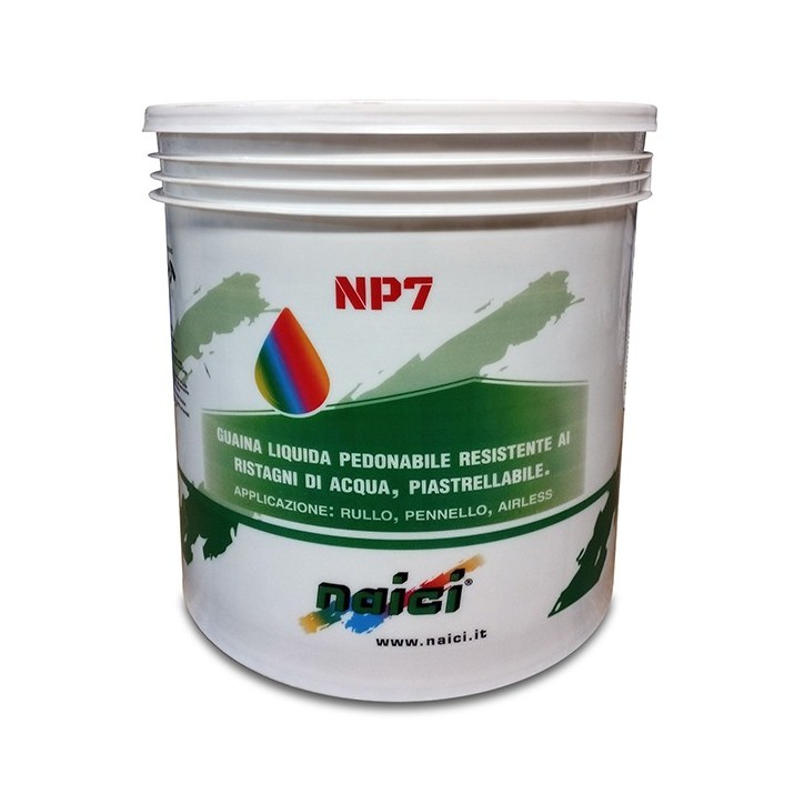 Naici NP7 BIANCA guaina liquida impermeabilizzante pedonabile 20 KG