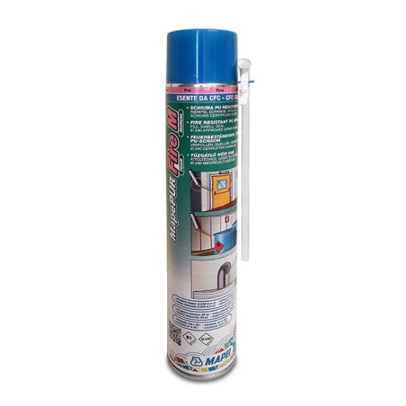 Mapei MAPEPUR FIRE M schiuma poliuretanica isolamento termoacustico 750 ML