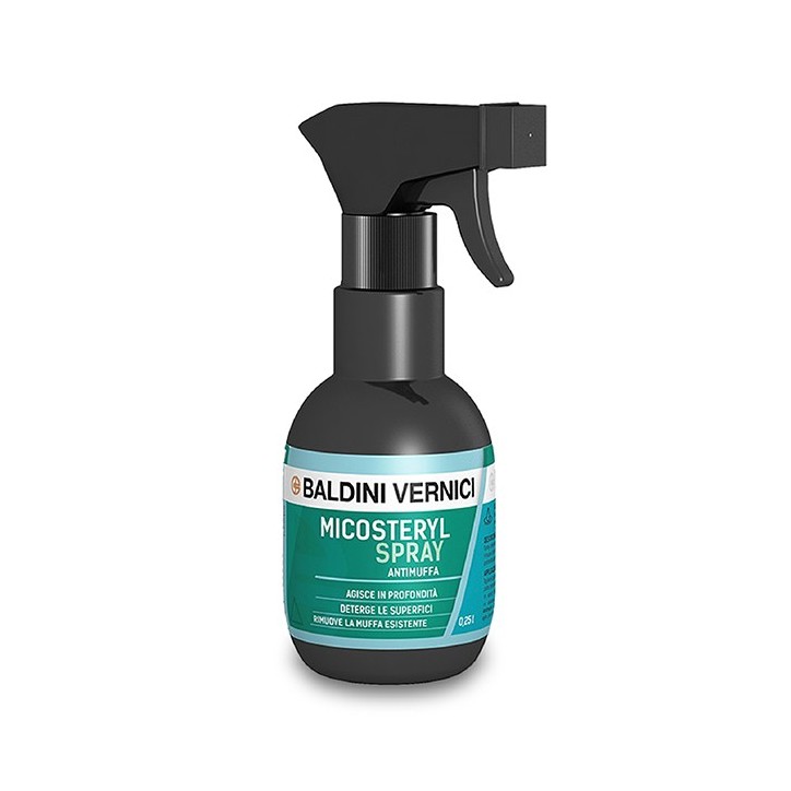 Baldini Vernici MICOSTERYL SPRAY antimuffa con cloro concentrato 0,25 LT