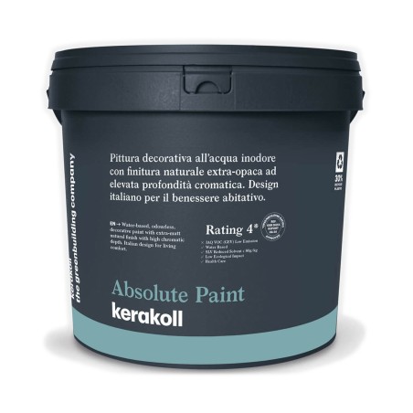 Kerakoll ABSOLUTE PAINT pittura decorativa all’acqua inodore 4 LT