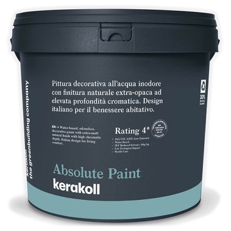 Kerakoll ABSOLUTE PAINT pittura decorativa all’acqua inodore 10 LT