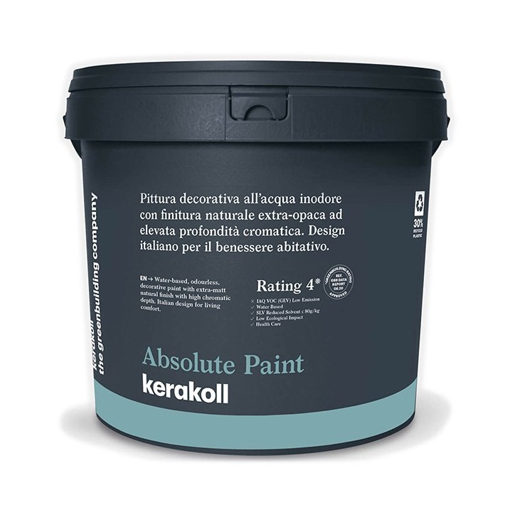 Kerakoll ABSOLUTE PAINT pittura decorativa all’acqua inodore 10 LT