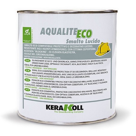 Kerakoll AQUALITE ECO SMALTO LUCIDO elastico resistente protettivo 0,75 LT