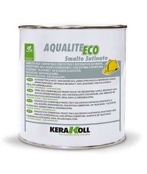 Kerakoll AQUALITE ECO SMALTO SATINATO elastico resistente protettivo 0,75 LT