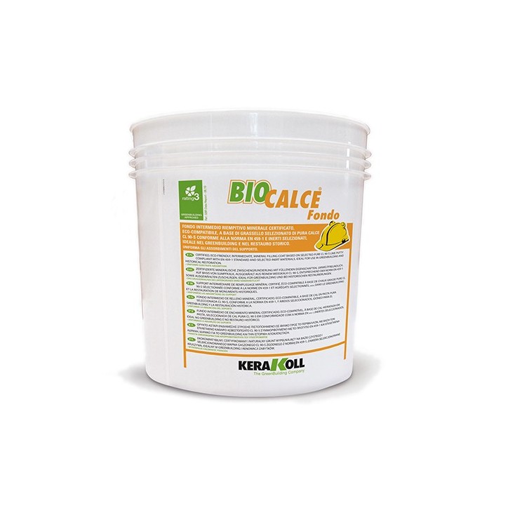 Kerakoll BIOCALCE FONDO uniformante minerale certificato traspirante 4 LT