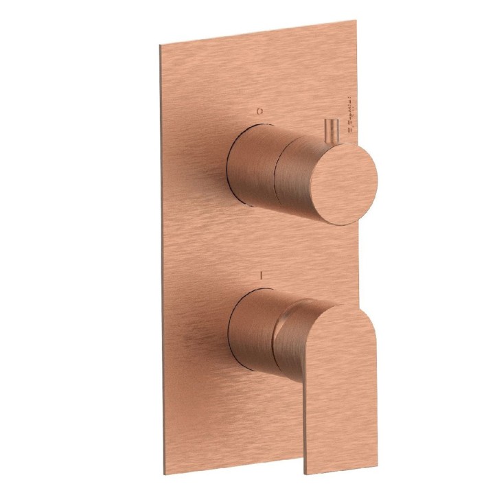 Fratelli Frattini 83523V2 parte esterna visibile monocomando incasso con deviatore a dischi ceramici 2 vie serie TOLOMEO