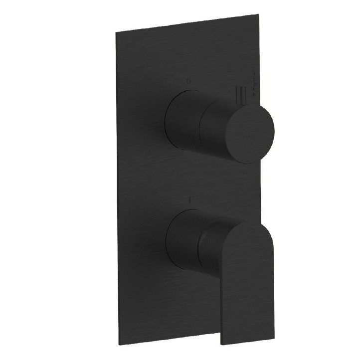 Fratelli Frattini 83523V2 parte esterna visibile monocomando incasso con deviatore a dischi ceramici 2 vie serie TOLOMEO