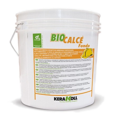 Kerakoll BIOCALCE FONDO uniformante minerale certificato traspirante 14 LT