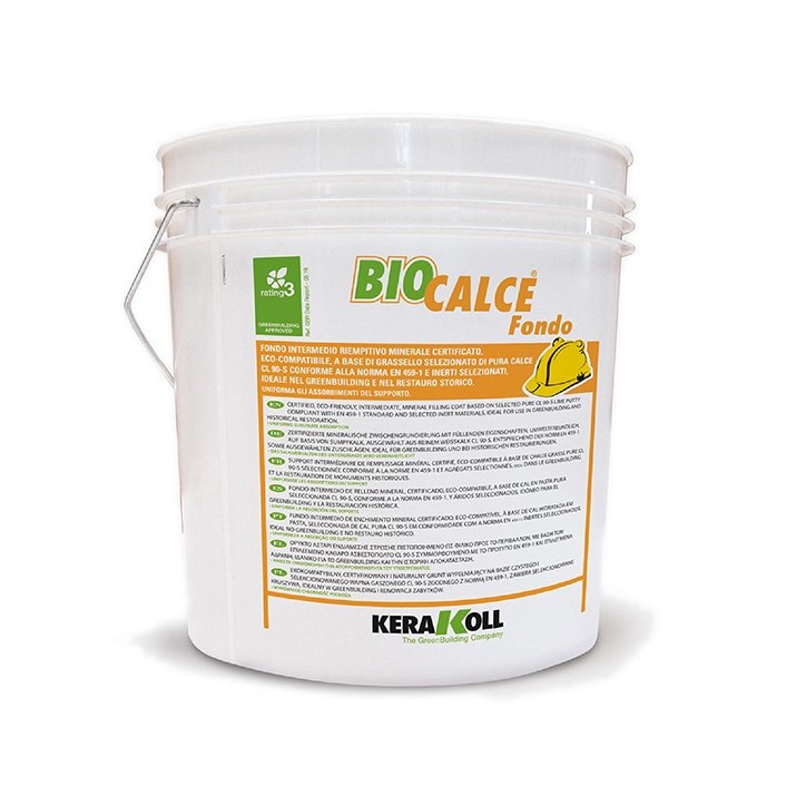 Kerakoll BIOCALCE FONDO uniformante minerale certificato traspirante 14 LT