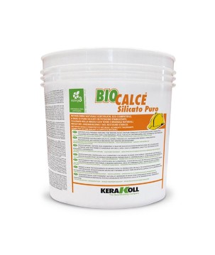 Kerakoll BIOCALCE SILICATO PURO PITTURA per risanamento facciate 4 LT