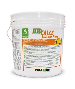 Kerakoll BIOCALCE SILICATO PURO PITTURA per risanamento facciate 14 LT