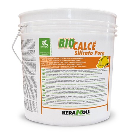 Kerakoll BIOCALCE SILICATO PURO PITTURA per risanamento facciate 14 LT