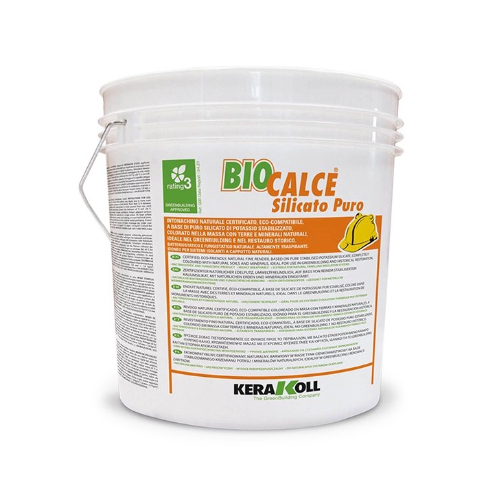 Kerakoll BIOCALCE SILICATO PURO PITTURA per risanamento facciate 14 LT