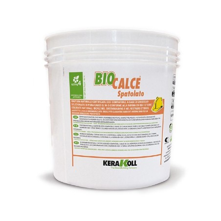 Kerakoll BIOCALCE SPATOLATO stucco decorativo effetto marmorizzato 5 KG