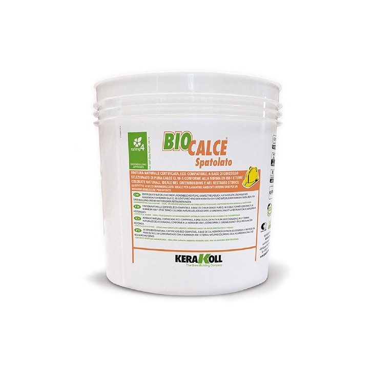 Kerakoll BIOCALCE SPATOLATO stucco decorativo effetto marmorizzato 5 KG