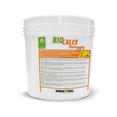 Kerakoll BIOCALCE TINTEGGIO murale naturale certificato traspirante 4 LT