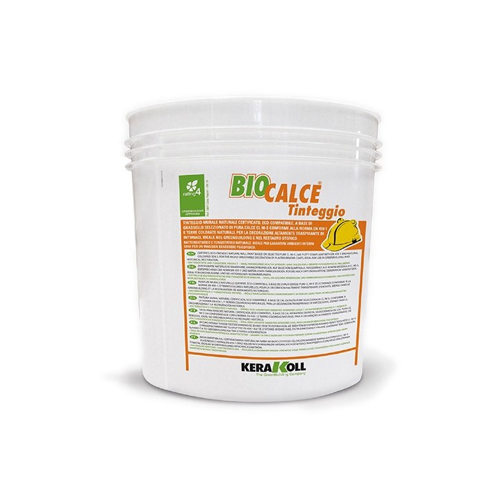 Kerakoll BIOCALCE TINTEGGIO murale naturale certificato traspirante 4 LT