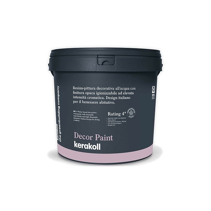 Kerakoll DECOR PAINT resina-pittura decorativa all’acqua opaca 0,75 LT