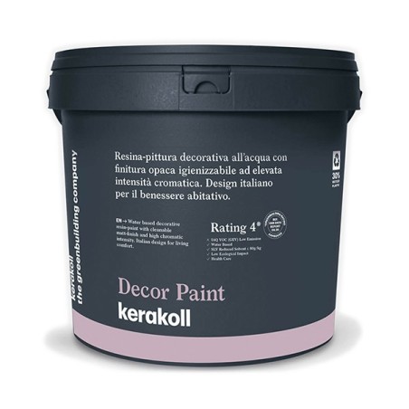 Kerakoll DECOR PAINT resina-pittura decorativa all’acqua opaca 4 LT