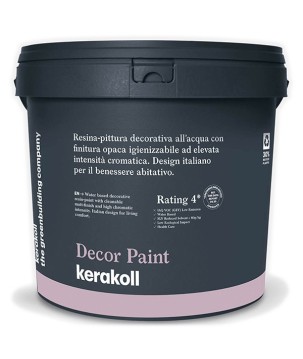 Kerakoll DECOR PAINT resina-pittura decorativa all’acqua opaca 10 LT