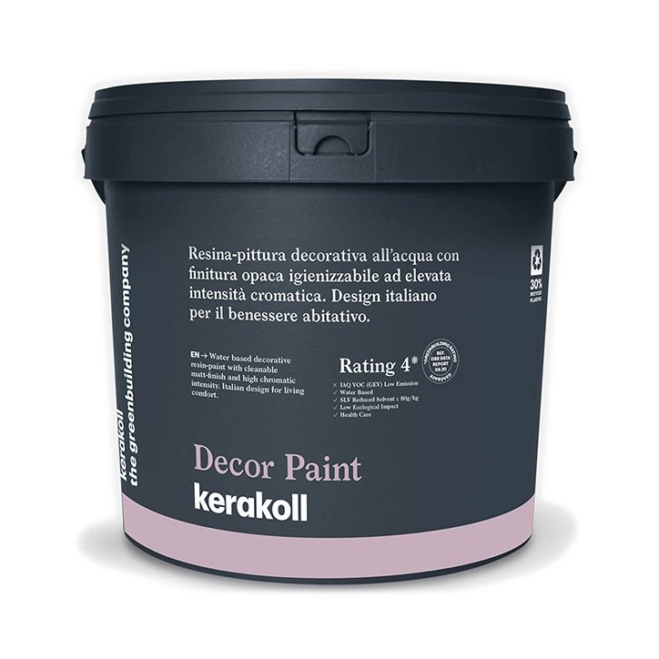 Kerakoll DECOR PAINT resina-pittura decorativa all’acqua opaca 10 LT