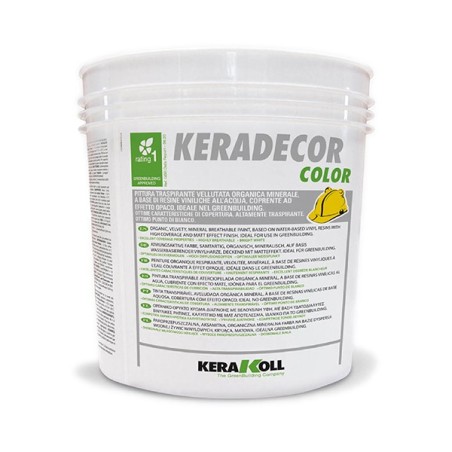 Kerakoll KERADECOR COLOR pittura traspirante vellutata minerale 4 LT