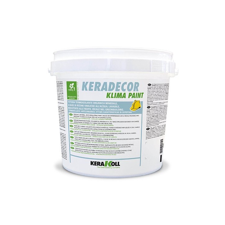 Kerakoll KERADECOR KLIMA PAINT pittura termoisolante fonoassorbente 4 LT