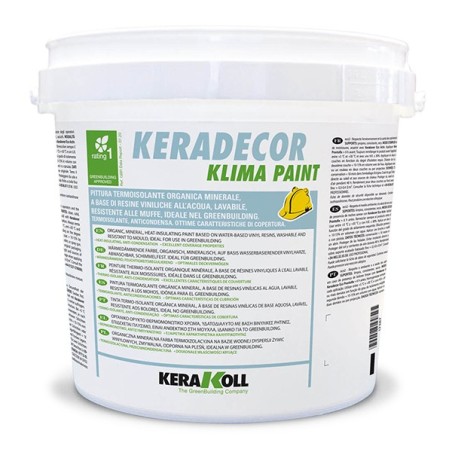 Kerakoll KERADECOR KLIMA PAINT pittura termoisolante fonoassorbente 14 LT