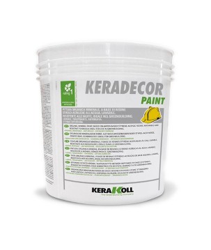 Kerakoll KERADECOR PAINT pittura stirolo acrilica lavabile 4 LT