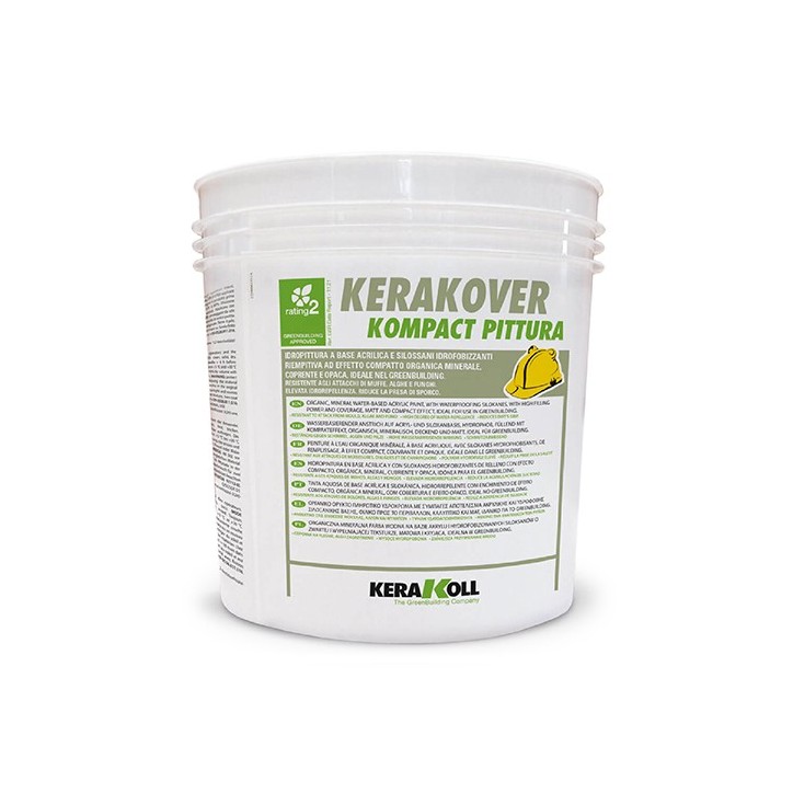 Kerakoll KERAKOVER KOMPACT PITTURA idropittura acrilsilossanica 4 LT