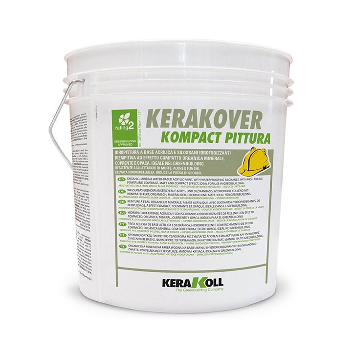 Kerakoll KERAKOVER KOMPACT PITTURA idropittura acrilsilossanica 14 LT