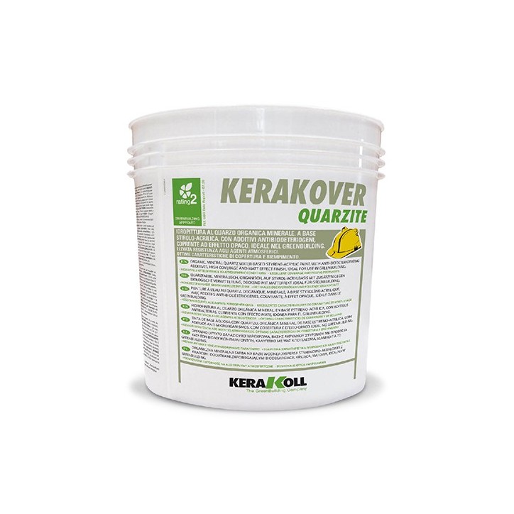 Kerakoll KERAKOVER QUARZITE idropittura al quarzo organica minerale 4 LT