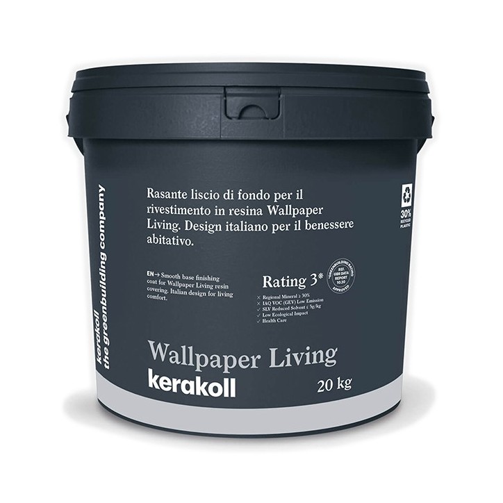 Kerakoll WALLPAPER LIVING rasante fondo rivestimento resina all'acqua 20 KG