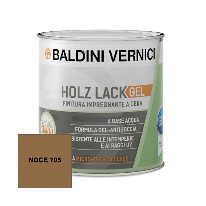 Baldini Vernici HOLZ LACK GEL impregnante a cera 0,75 LT