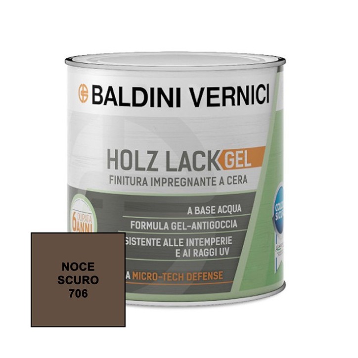 Baldini Vernici HOLZ LACK GEL impregnante a cera 0,75 LT