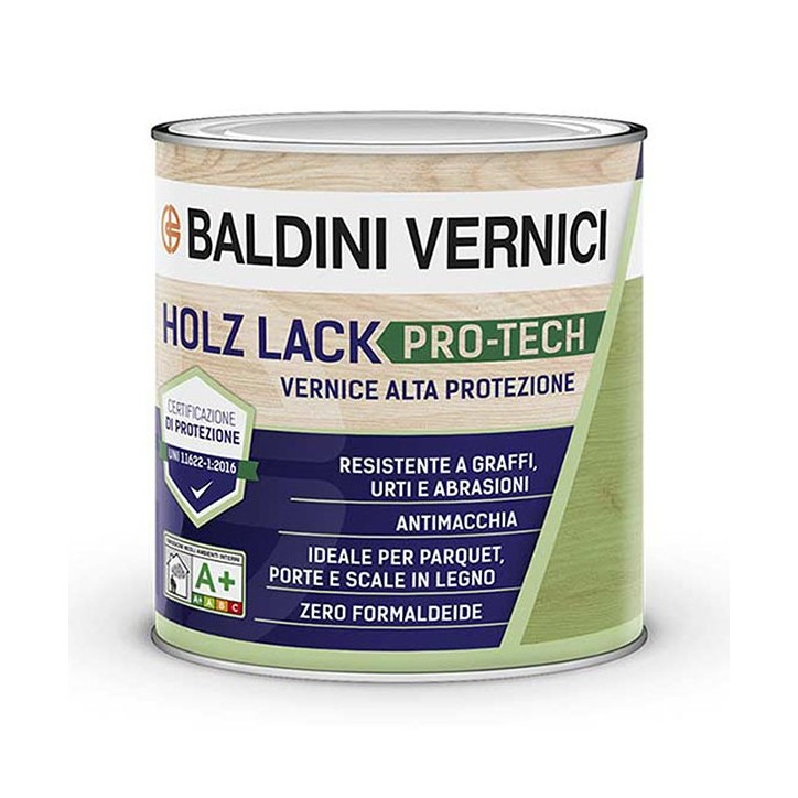 Baldini Vernici HOLZ LACK PRO-TECH SEMILUCIDO alta protezione legno 0,75 LT