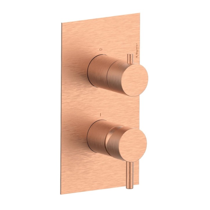 Fratelli Frattini 12523V2 parte esterna visibile monocomando incasso con deviatore a dischi ceramici 2 vie serie PEPE XL