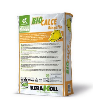 Kerakoll BIOCALCE RINZAFFO malta naturale certificata di pura calce 25 kg