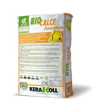 Kerakoll BIOCALCE ZOCCOLATURA intonaco naturale di pura calce 25 KG Giallino