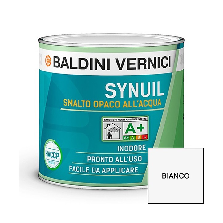 Baldini Vernici SYNUIL Smalto opaco all'acqua inodore 0,5 LT