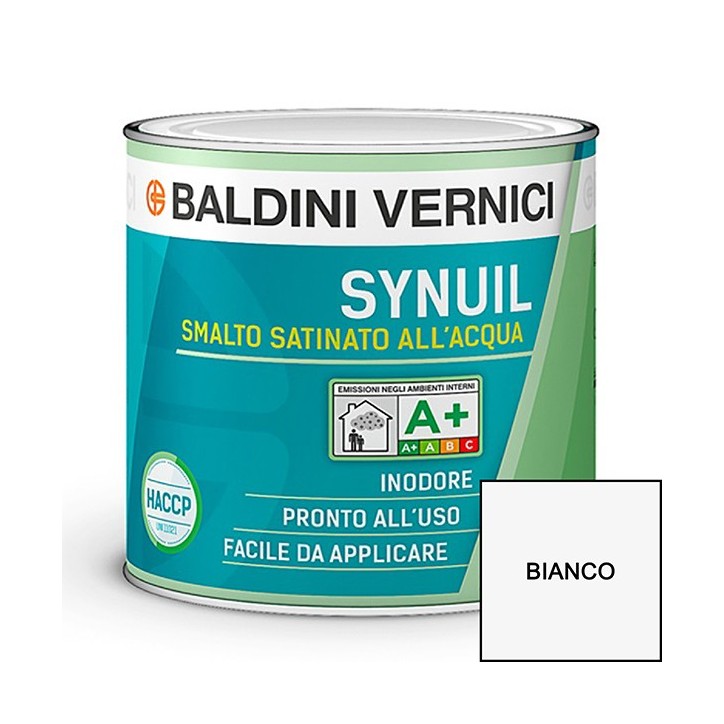 Baldini Vernici SYNUIL smalto satinato all'acqua inodore 0,5 LT