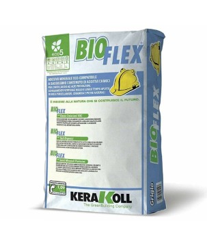 Kerakoll BIOFLEX colla minerale gres ceramica pietre naturali 25 KG grigio