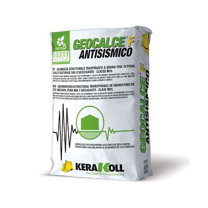 Kerakoll GEOCALCE F ANTISISMICO rinforzo strutturale grana fine 25KG